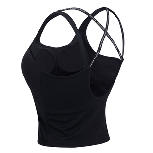 健身女孩美背运动内衣一体式跑步训练文胸防震高强度外穿瑜伽背心