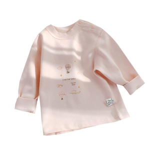 宝宝秋衣单件上衣加厚打底衫内穿贴身保暖舒绒秋冬睡衣内衣家居服