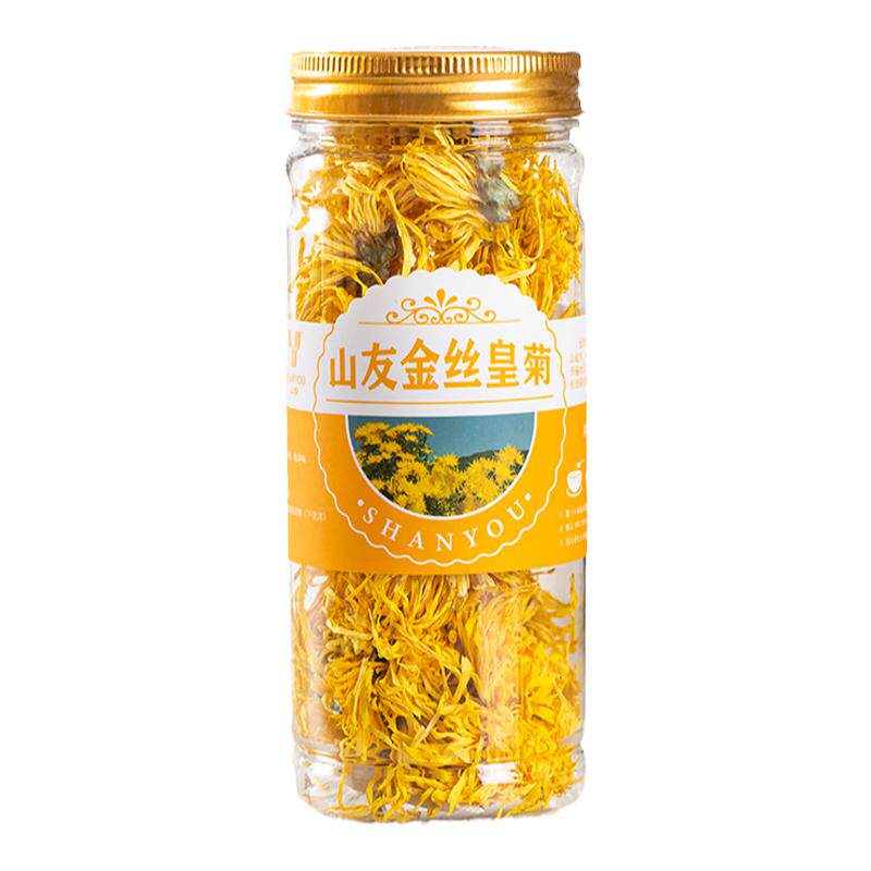 【绿色食品认证】泰顺特产山友金丝皇菊（电商版）罐装一朵一杯