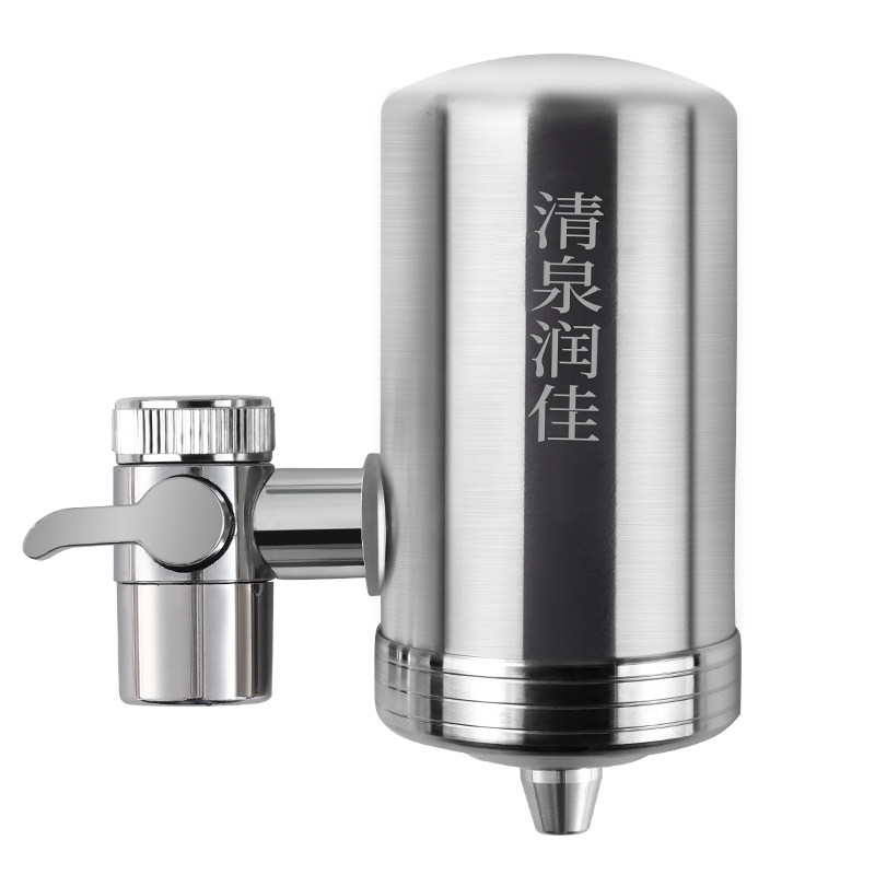 清泉润佳净水器水龙头过滤器陶瓷滤芯一机十芯余氯过滤器直播同款