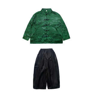 儿童中国风演出服男童汉服2025新款女童小学生大合唱啦啦队表演服