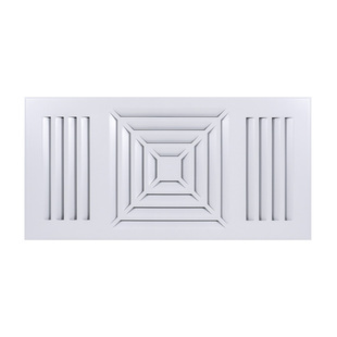 300*600集成吊顶带孔铝扣板换气通风口铝天花散流器空调出回风口