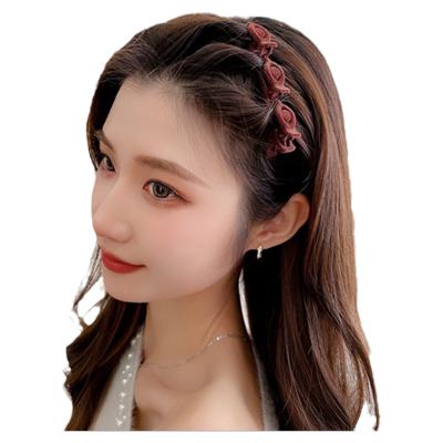 短烫发发卡植绒编发发夹刘海夹