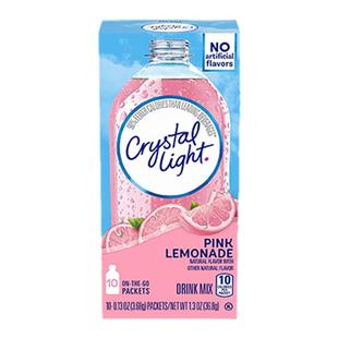 代购美国进口Crystal Light木糖醇低卡维他命饮料粉10口味拆包组