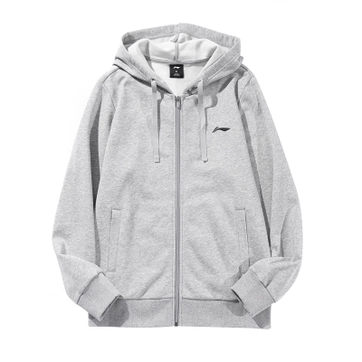 李宁外套男款2025春季开衫连帽卫衣潮流宽松休闲夹克上衣运动服男