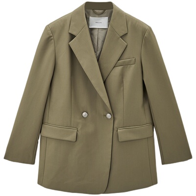 商场长袖西装外套MSLAN通勤