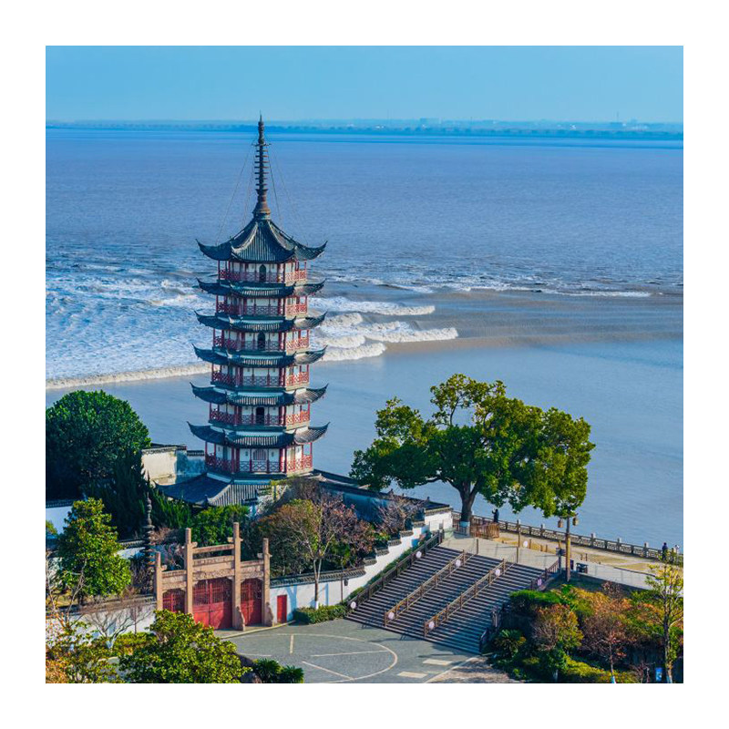 【618大促】嘉兴海宁盐官潮乐之城观潮季1-2晚度假套餐含景区门票