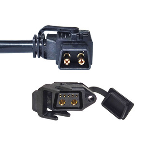 新日锂电池电动电瓶车充放电口座新国标P3公母插头插座电源线新品