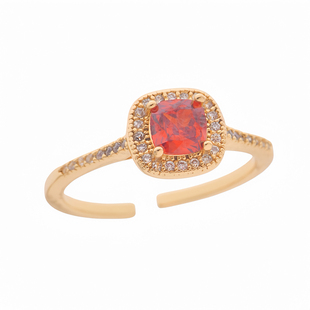 「斯嘉丽舞会」多款入！法式宫廷复古闪耀高级感显白红色开口戒指