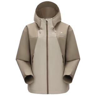 骆驼户外短款冲锋衣女2026春夏新款巨好看的小个子防风登山服外套