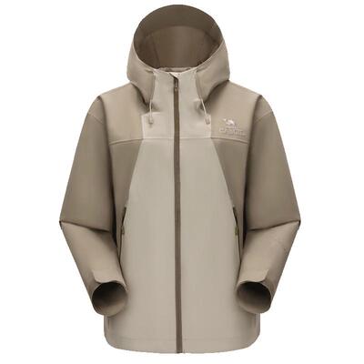 骆驼户外短款冲锋衣女2026春夏新款巨好看的小个子防风登山服外套