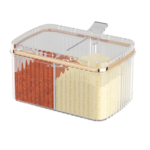 家用厨房塑料大容量调味盒