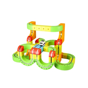 魔幻百变磁力拼装积木电动轨道儿童益智悬浮磁吸高铁火车玩具男孩