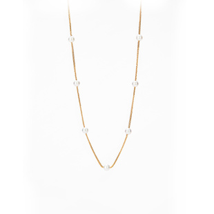 CIRCLE珠宝满天星极光天然淡水珍珠项链女款小众高级感叠戴锁骨链