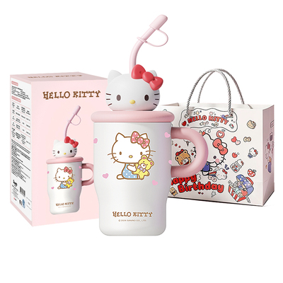 hellokitty保温杯女生水杯礼物