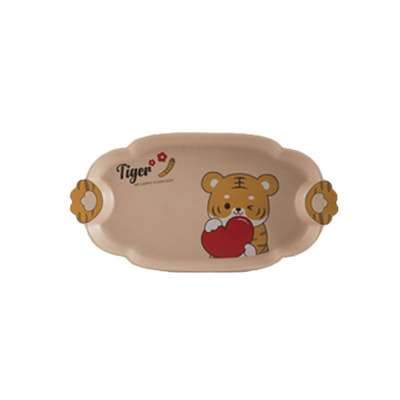 可爱萌虎造型卡通陶瓷饭碗儿童