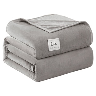 双面绒床单 无印良品牛奶绒床单单件 冬季珊瑚绒毛毯纯色加厚垫单