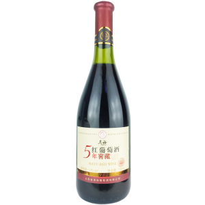 山西清徐马裕五年窖藏甜红葡萄酒整箱6瓶包装赤霞珠龙眼酿造中国