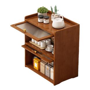 桌面收纳盒杯子收纳柜防潮茶具柜子咖啡水杯置物架餐具储物柜防尘