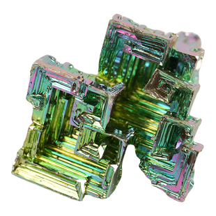 天然铋晶体矿物铋矿石结晶化学金属元素收藏标本观赏孩子学生礼物