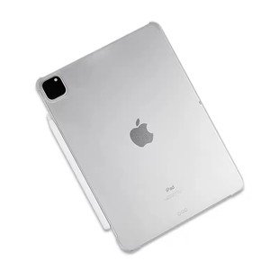 缺边2020年24适用iPad Pro11寸12.9寸2022磨砂透明外壳保护套吸笔超薄硬壳Air5无盖简约iPad十代13防弯曲后壳