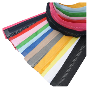 5号树脂开尾衣服棉衣羽绒服门襟加长款拉锁睡袋成人童装外套拉链