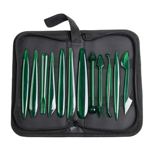 亚克力透明面塑工具14件套装翻糖蛋糕烘焙雕刻塑形刀粘土软陶泥