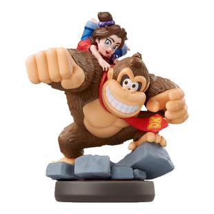 任天堂正版amiibo手办咚奇刚蕉力全开大金刚咚奇刚与宝琳现货包邮