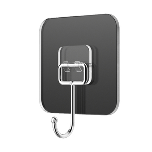 挂钩免打孔强力承重粘胶粘钩墙壁贴透明无痕挂勾贴钩粘贴厨房旋转