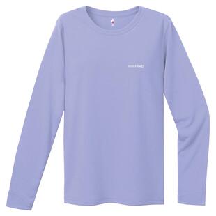 montbell日本2025秋冬上新户外休闲通勤打底长袖圆领速干T恤女士