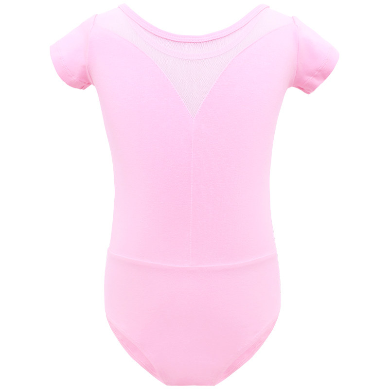 儿童舞蹈服短袖女童服雪纺小孩