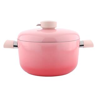 灵菲尔【汝窑陶瓷】淘气锅24cm汤锅家用不粘锅双锅大容量蒸煮锅