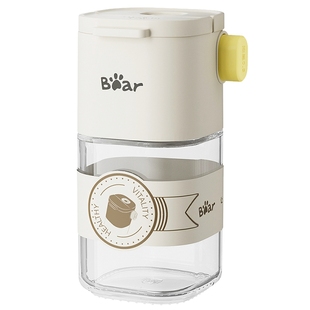 小熊定量盐罐调料盒厨房家用控盐撒盐神器防潮胡椒粉味精调味瓶