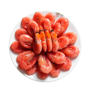 北极甜虾刺身新鲜腹籽头籽头膏寿司日料红头黑头原箱即食海鲜大虾