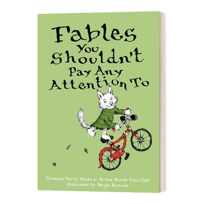 英文原版绘本 Fables You Shouldn'T Pay Any Attention To 不该关注的寓言 英文版 进口英语原版书籍儿童全英语书