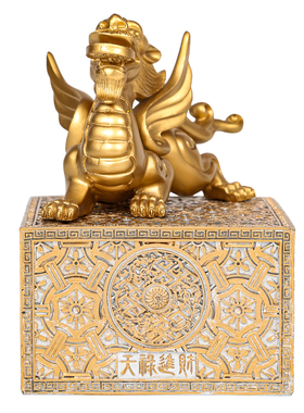 李居明2026马年正北方吉祥物摆件