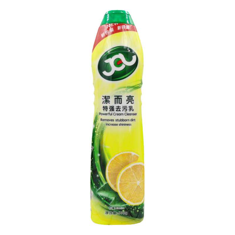 包邮 洁而亮特强去污液不锈钢陶瓷清洁乳厨房污垢清洁剂600g新装