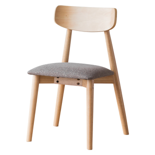 北欧实木椅子家用现代简约休闲凳子书桌用餐厅单人靠背椅轻奢餐椅