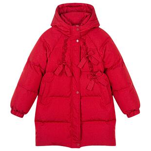 富罗迷儿童羽绒服女童装冬季新款青少年外出保暖洋气加厚宝宝外套