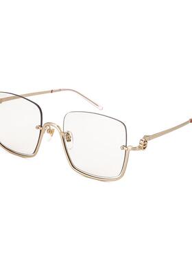 Gucci男女通用半框太阳镜