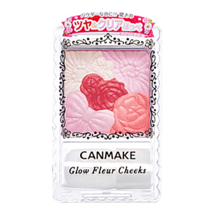 保税 CANMAKE井田花瓣五色腮红珠光哑光腮蓝肉桂奶茶高光粉豆沙色