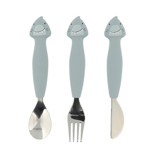 9折■LENFANCE 现货 Trixie 婴幼儿食品级硅胶辅食勺餐勺训练勺