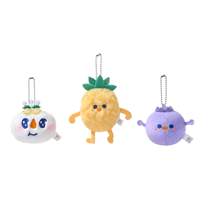 蜜雪冰城毛绒挂件三件套