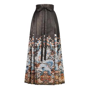 【重回汉唐龙御九天】穿孔收腰新国风马面裙明制汉服女装新中式