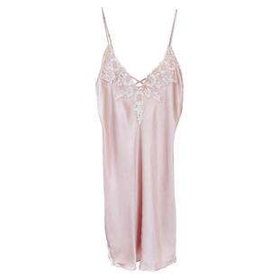 重磅奢华蕾丝刺绣拼蚕丝真丝吊带睡裙睡袍两件套性感lp睡衣夏女