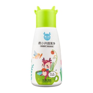 中盐鹿小井蔬果净果蔬清洗剂洗洁精洗水果蔬菜孕婴可用去农残组合