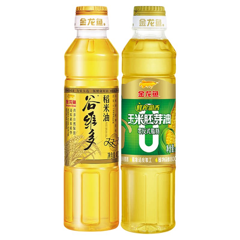 金龙鱼玉米胚芽油400ML+双玉米油