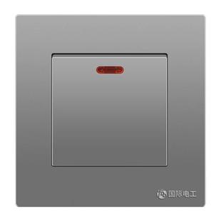 86型双断零火曲架开关20A大功率双极45A冷气机空调热水器电源面板