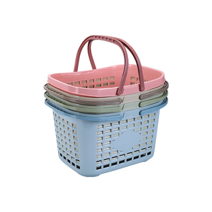 塑料买菜篮子手提篮送餐商用啤酒筐超市商店购物篮水果篮子药店框