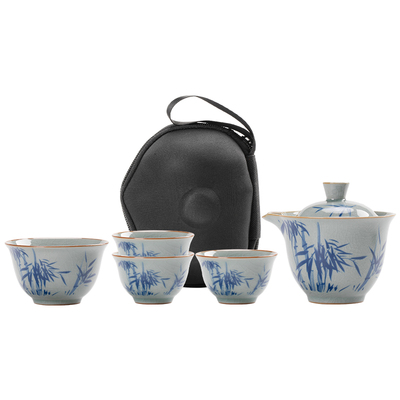 美瓷雅居快客杯一壶一杯